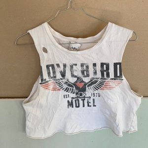 Graphic crop top